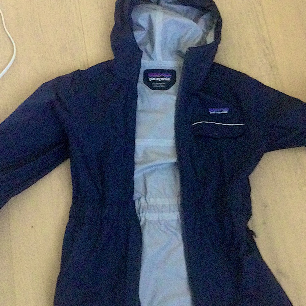 COPY - Kids High quality navy Patagonia Raincoat